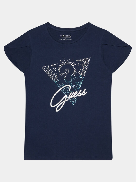 Guess Guess T-shirt J4GI02 K6YW4 Blu scuro Regular Fit