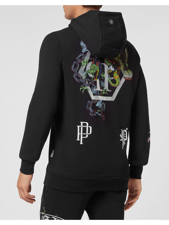 PHILIPP PLEIN PHILIPP PLEIN Bluza 4905 Czarny Regular Fit