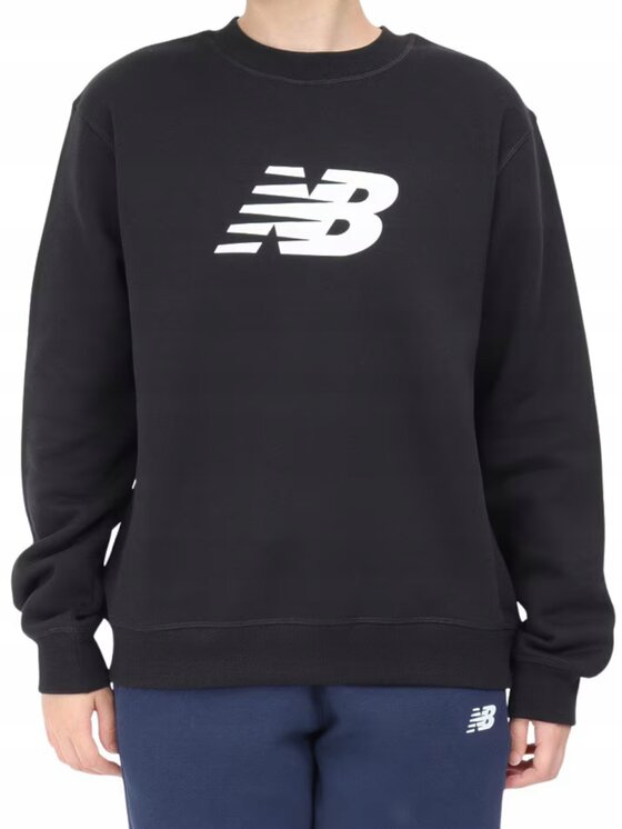 New Balance New Balance Bluza WT43526BK Czarny Standard Fit