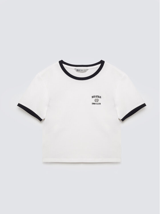 BIG STAR BIG STAR T-Shirt LILLIA Biały Basic Fit