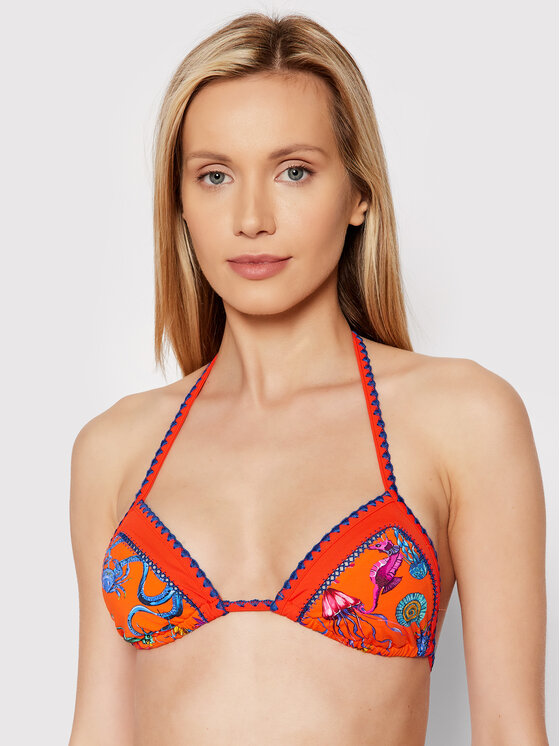 TWINSET Gornji del bikini 221LBMA22 Oranžna