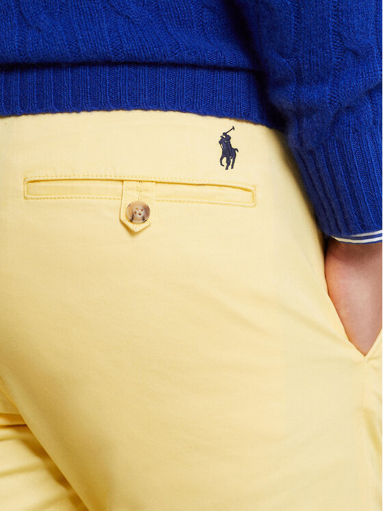 Polo Ralph Lauren Polo Ralph Lauren Chinosy 710704176032 Żółty Slim Fit