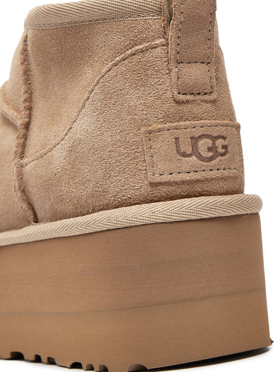 Ugg Ugg Снігоходи Classic Ultra Mini Platform 1135092 Бежевий