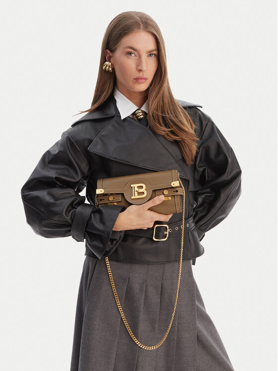 Balmain Balmain Torebka DN1LE596LSLX Brązowy