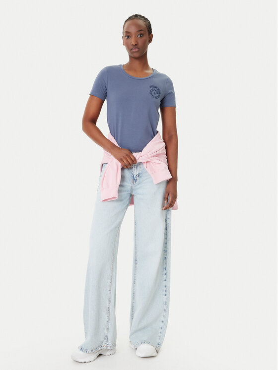 Quiksilver Quiksilver T-shirt Lintah EQWZT03193 Plava Regular Fit