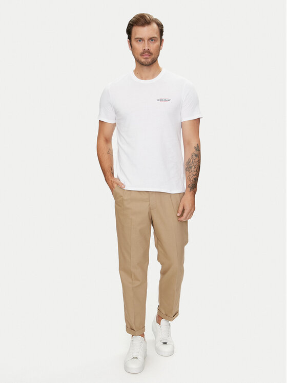 Guess Jeans Guess Jeans Футболка M4YI55 K8HM0 Білий Regular Fit