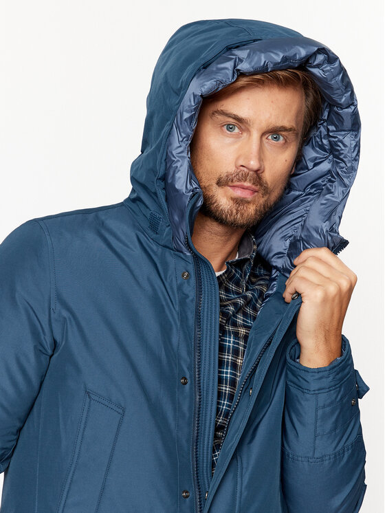 Woolrich Woolrich Kurtka puchowa Polar CFWOOU0487MRUT0001 Granatowy Regular Fit