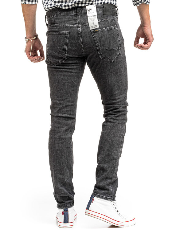 Lee Lee Jeansy LUKE Szary Slim Fit