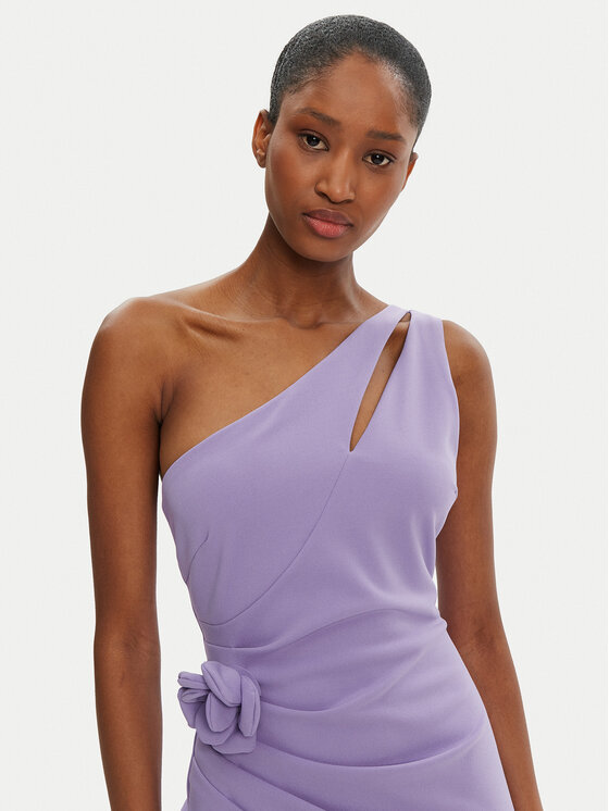 Rinascimento Rinascimento Kokteilinė suknelė CFC0122878003 Violetinė Regular Fit
