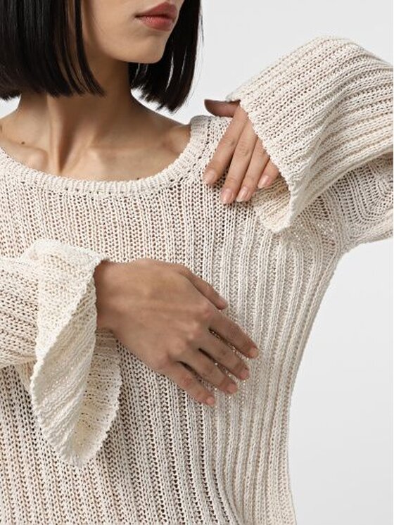 PINKO PINKO Maglione Leslie maglia soft cotton Bianco Fitted Fit