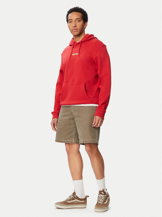 Element Element Szövet rövidnadrág Carpenter 12.6 ELYWS00138 Khaki Wide Leg