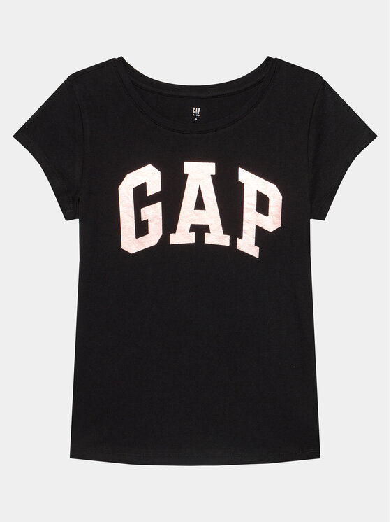 Gap T-krekls 460525-00 Melns Regular Fit