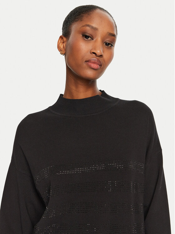 LOLA CASADEMUNT LOLA CASADEMUNT Sweter LF2411018 Czarny Regular Fit