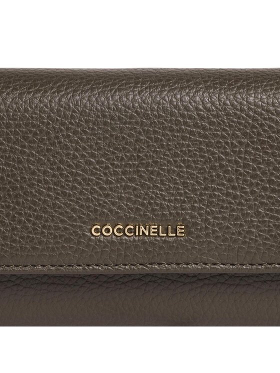 Coccinelle Coccinelle Portafoglio Metallic 1000m Verde scuro