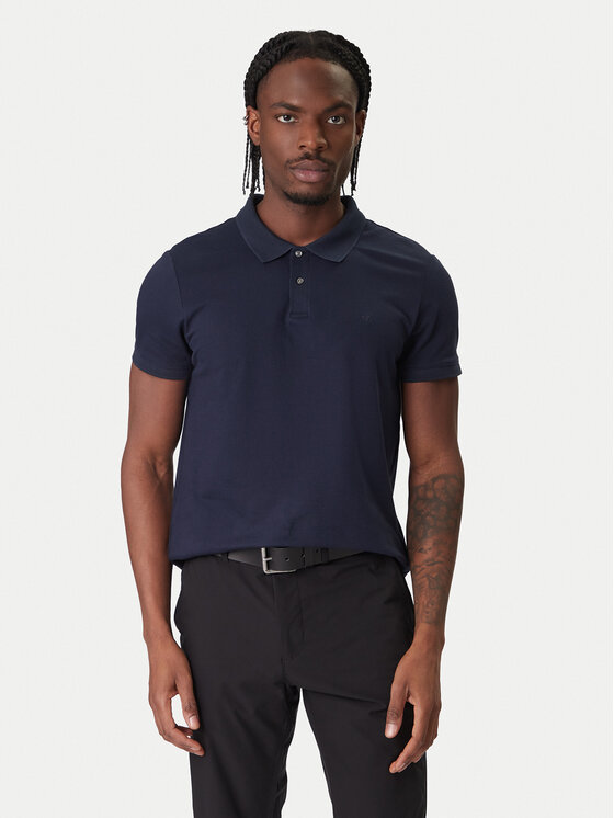 Calvin Klein Calvin Klein Polo särk LV04LC254G Tumesinine Slim Fit