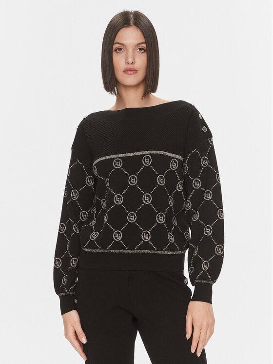 Liu Jo Liu Jo Светр TF3204 MA63L Чорний Regular Fit