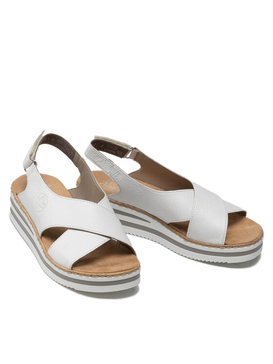 Rieker Rieker Sandalen V0271-80 Weiß