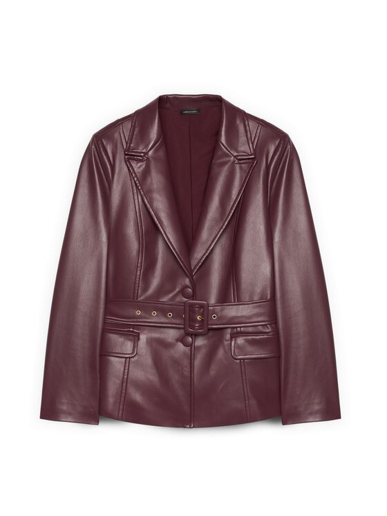 Fiorella Rubino Fiorella Rubino Giacca outdoor R322T001294N036 Bordeaux Slim Fit