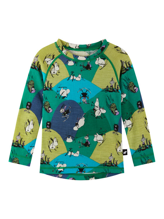 Reima Reima Set thermoaktive Unterwäsche Moomin Trivsam 5200021B Grün