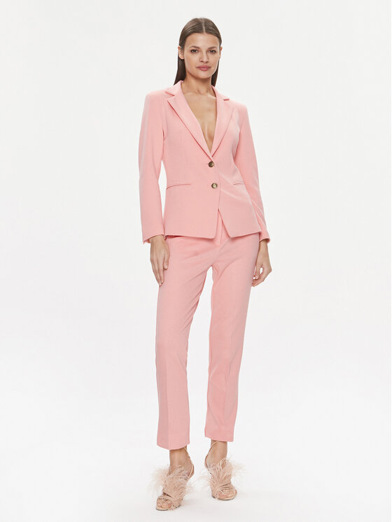 Marella Marella Chinosy Matteo 2413781014 Różowy Slim Fit