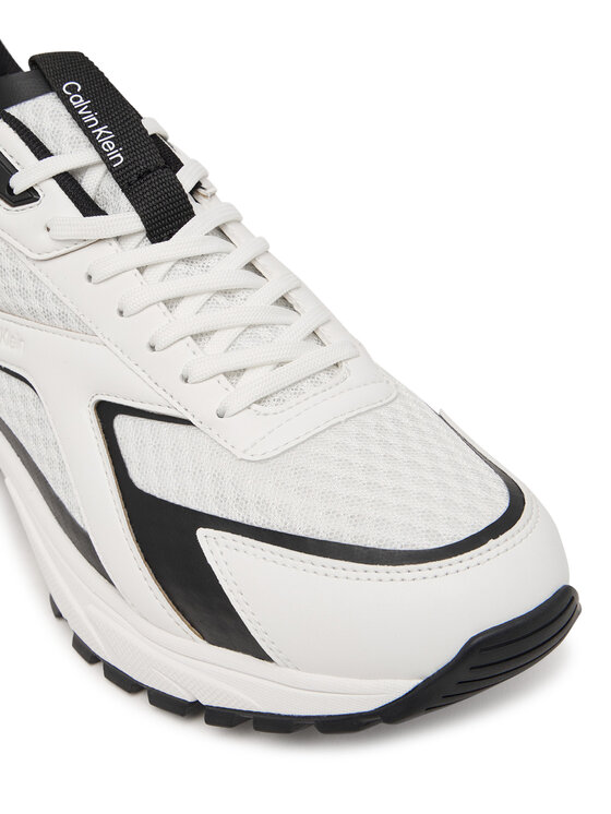 Calvin Klein Calvin Klein Sneakersy Hike Runner Laceup Strip M-Lt HM0HM02154 Biela