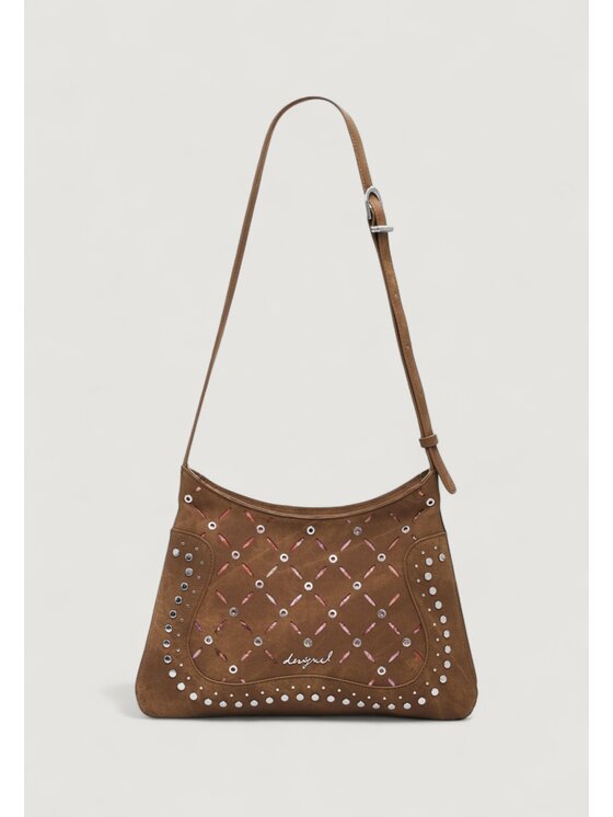 Desigual Τσάντα BAG_YANKEE MANAOS CAMEL Μπεζ