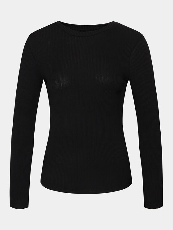 Athlecia Palaidinė Lankae W L/S Tee EA231522 Juoda Regular Fit