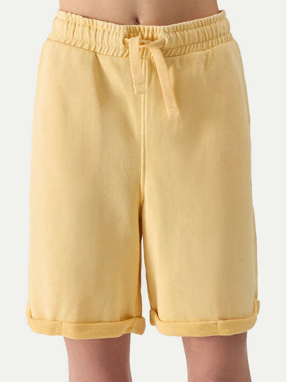 4F 4F Αθλητικό σορτς 4FJWSS24TSHOM279 Κίτρινο Regular Fit