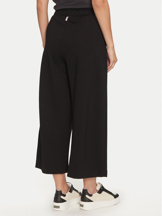 Deha Deha Kalhoty culottes D12676 Černá Loose Fit
