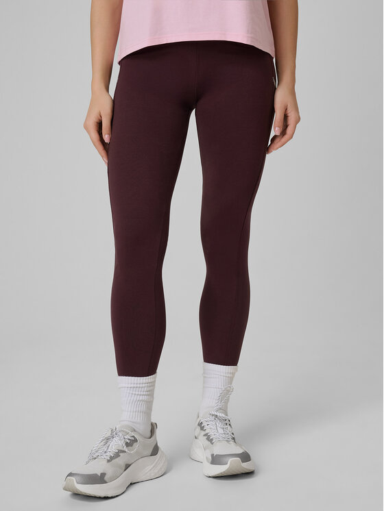 4F 4F Legginsy COZY Brązowy ciemny Slim Fit