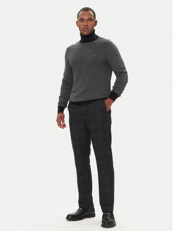 Tommy Hilfiger Tommy Hilfiger Dolčevita MW0MW40446 Siva Regular Fit