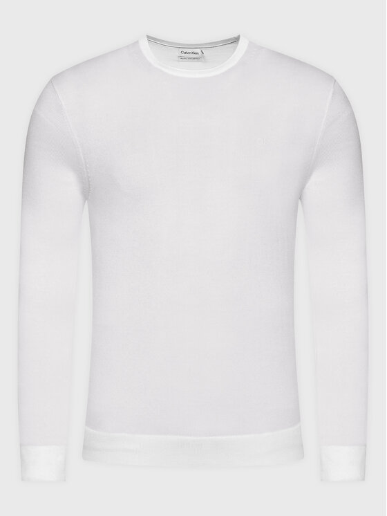 Calvin Klein Calvin Klein Džemper Superior K10K109474 Bijela Regular Fit