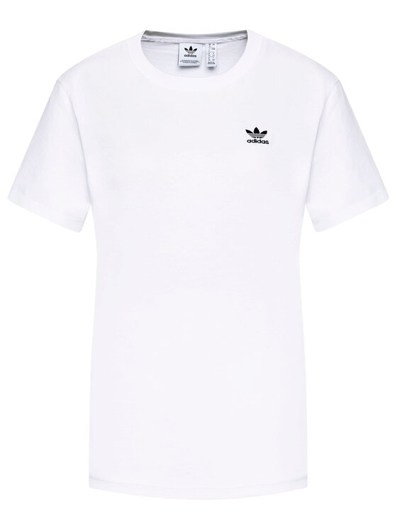 adidas T-shirt Loungewear adicolor Classics GN2924 Blanc Loose Fit •  Modivo.fr