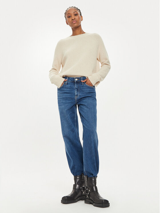 BOSS Boss Pullover Febisan 50478315 Écru Regular Fit