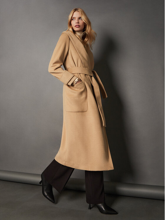 Artigli Artigli Демісезонний плащ ACCP000188 Коричневий Regular Fit