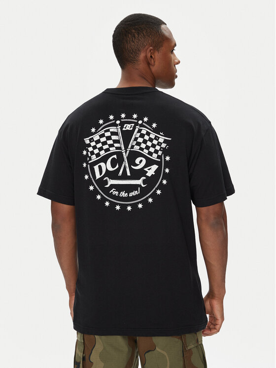 DC Shoes DC Shoes T-Shirt ADYZT05467 Czarny Regular Fit