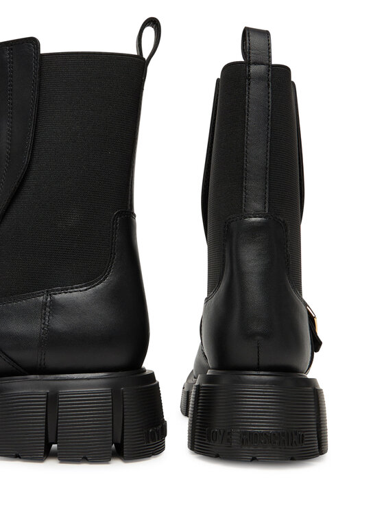 LOVE MOSCHINO LOVE MOSCHINO Боти тип челси JA24105G1NIA000036 Черен