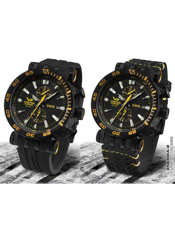 Vostok Europe Vostok Europe Zegarek VK61-575C589S Czarny