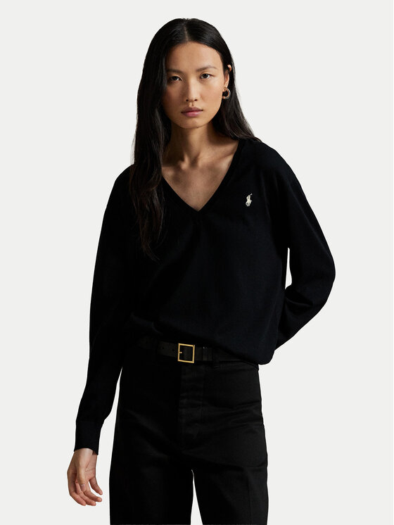 Polo Ralph Lauren Pulover 211972105004 Negru Regular Fit
