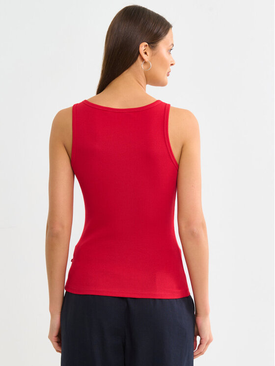 BIG STAR BIG STAR Top AURELA_603_150 Czerwony Basic Fit