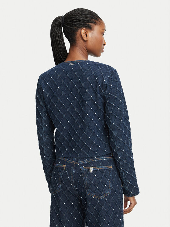 Liu Jo Liu Jo Kurtka jeansowa UF6169 D0374 Granatowy Regular Fit