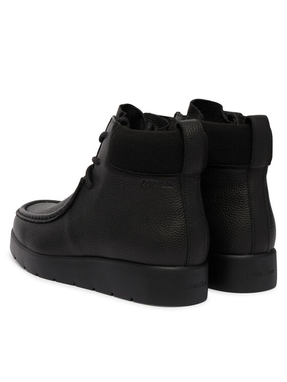 Calvin Klein Calvin Klein Polacchine Hybrid City Lug Mid Boot F Lth HM0HM02260 Nero