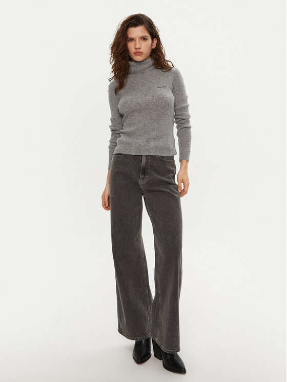 Miss Sixty Miss Sixty Rollkragenpullover 6L3RJ7311000 Grau Regular Fit