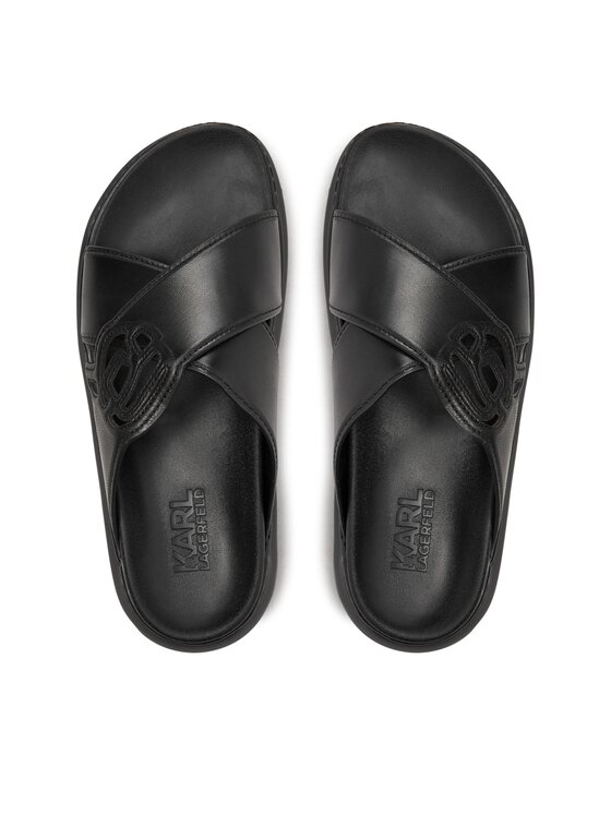 KARL LAGERFELD KARL LAGERFELD Şlapi KL62504 Negru