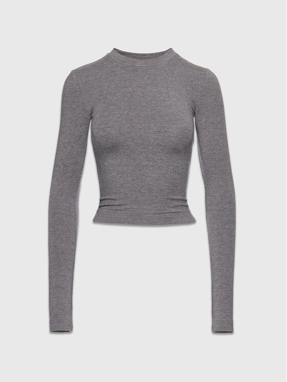 La Mania La Mania Top DANIELLE Szary Classic Fit