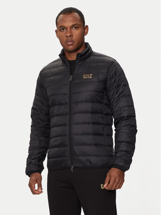EA7 Emporio Armani Vatovaná bunda 8NPB23 PNGPZ 0208 Čierna Regular Fit