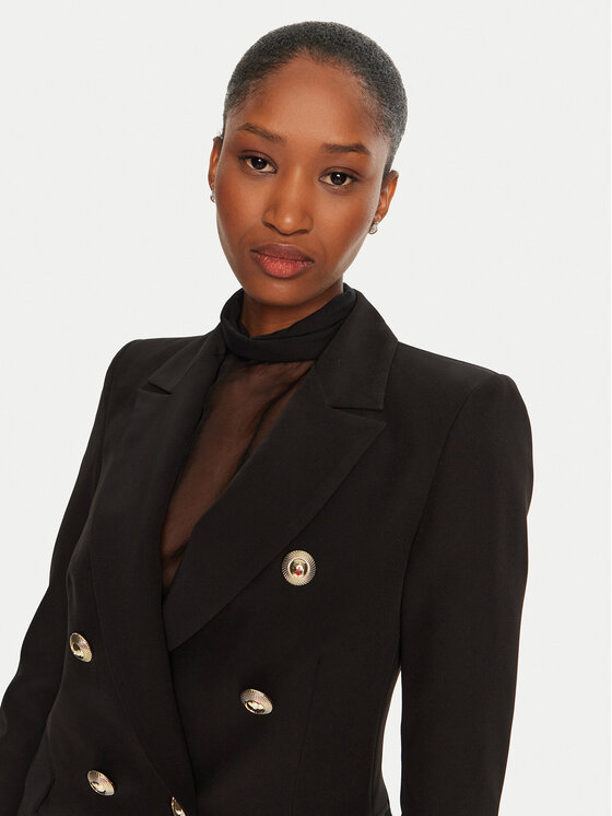 Rinascimento Rinascimento Sacou CFC0119987003 Negru Regular Fit