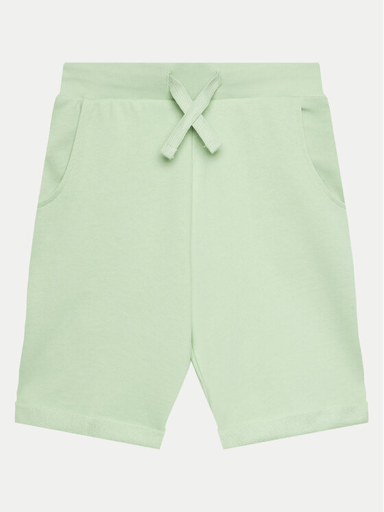 Guess Pantaloni scurți sport L93Q25 KAUG0 Verde Regular Fit