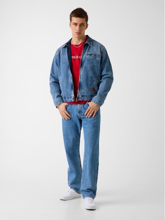 Guess Jeans Guess Jeans Kurtka przejściowa 181633 Niebieski Classic Fit