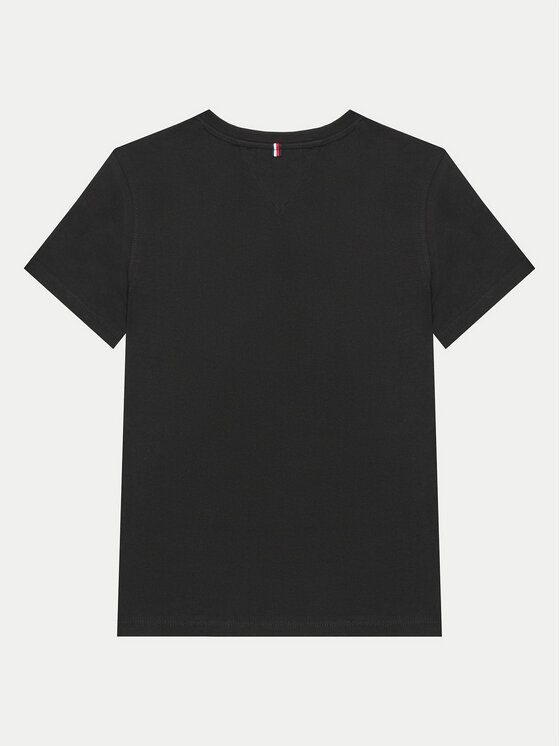 Tommy Hilfiger Tommy Hilfiger Póló KB0KB04140 D Fekete Regular Fit
